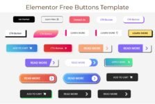 Elementor Buttons Free Template DMmotionarts 1