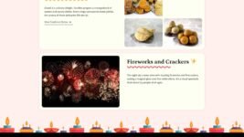 DMmotionarts Diwali website landing page portfolio elementor free 3