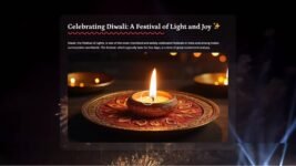 DMmotionarts Diwali website landing page portfolio elementor free 4