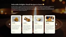 DMmotionarts Diwali website landing page portfolio elementor free 7