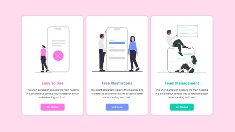 5 Elementor Features Block Free Template - DMmotionarts