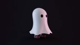 DMmotionarts Cartoon Boo Ghost 3D Model Free 2