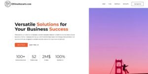 DMmotionarts Elementor Business Example Website Template Free