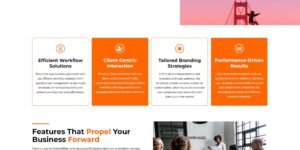 DMmotionarts Elementor Business Example Website Template Free 2