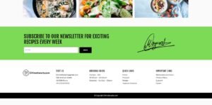 DMmotionarts Elementor Food Recipe Example Website Template Free 6