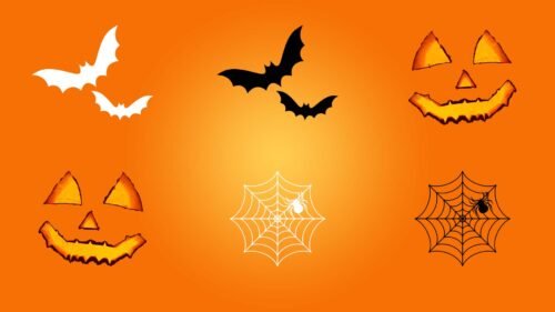 Halloween Spooky Design Elements Pack Free Download