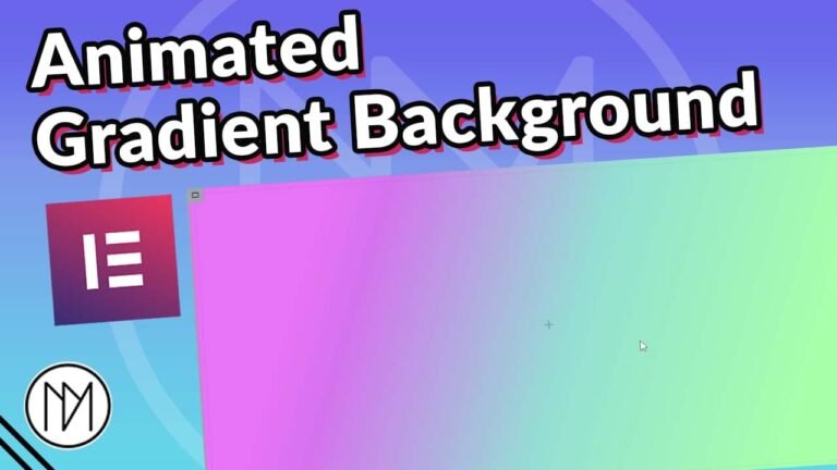 Create Animated Gradient Background with Elementor and CSS - DMmotionarts