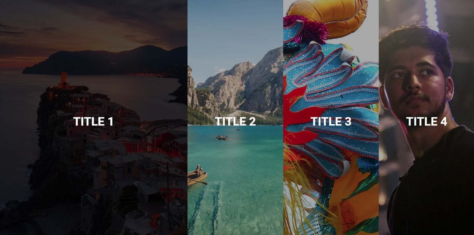 Image accordion 3 styles free elementor template dmmotionarts