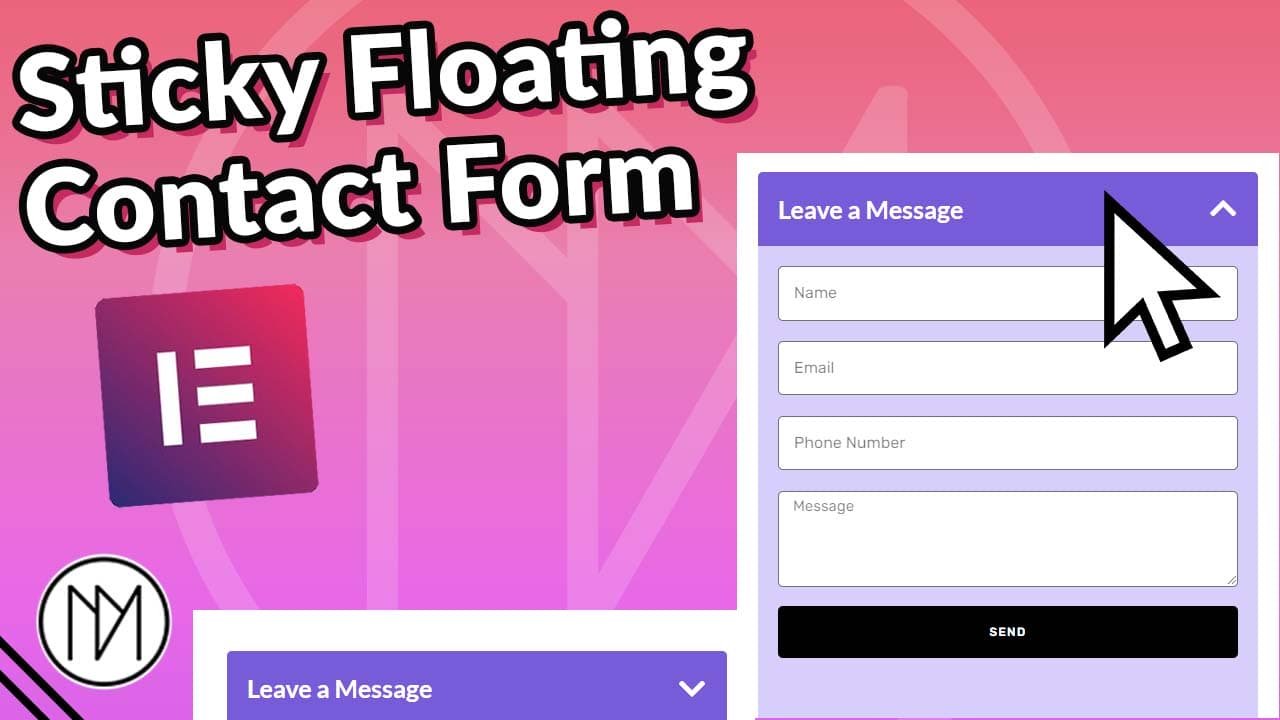 You are currently viewing How to Create a Sticky Floating Contact Form with Elementor?