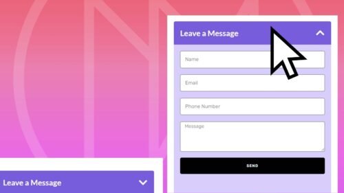 Elementor Sticky Floating Contact Form Free Template