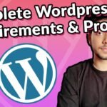 Complete guide of every step and process for a WordPress website.