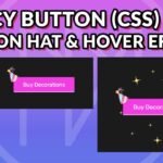 Give your Button a Hat and Cool Hover effect – Elementor – CSS Tutorial