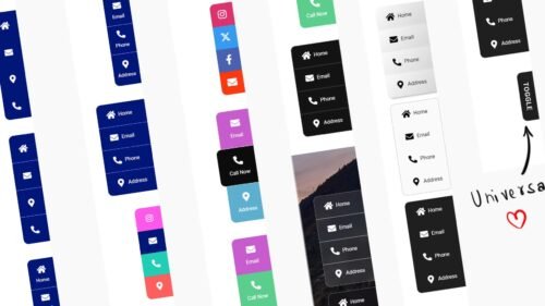 Sticky/Floating Bar Free Elementor Template Pack