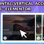 Create a Clickable Horizontal/Vertical Accordion with Elementor & JS – Tutorial