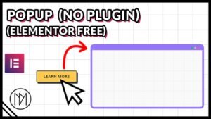Read more about the article Create POPUP with Elementor Free – No Extra Plugin