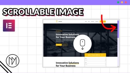 Scrollable Image Free Elementor Template