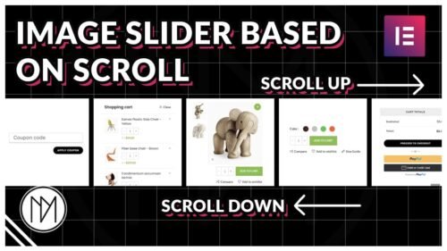 Move Image Slider on Scroll - Elementor & GSAP Tutorial - DMmotionarts