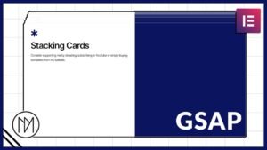 Read more about the article Stacking Cards with GSAP & Elementor – Tutorial