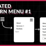 Animated Modern Menus with Elementor & GSAP