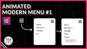 Read more about the article Animated Modern Menus with Elementor & GSAP