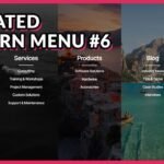 Animated Full Screen Modern Menu with Elementor & GSAP #2