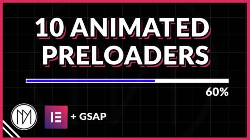 10 Animated Preloaders – GSAP & Elementor Template