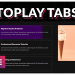 Autoplay / Autoscroll Tabs with Content Switcher – Elementor Tutorial