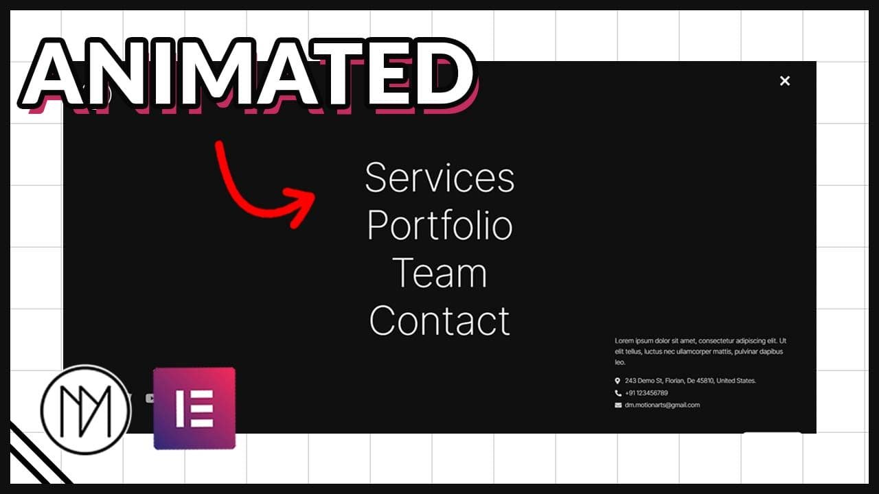 You are currently viewing Simple Animated Full Screen Menu – Elementor and GSAP Tutorial