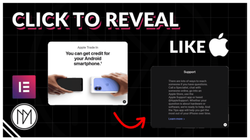 Show Content On Click or Hover - Elementor, CSS and JS Tutorial ...