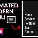Modern Animated Menu – Elementor and GSAP Tutorial