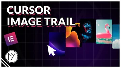 Cursor Following Image Trail - Elementor and GSAP Tutorial - DMmotionarts