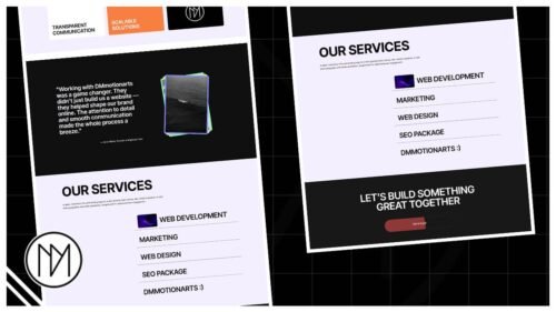 Animated Landing Page #3 – Elementor & GSAP Template