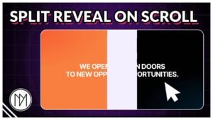 Read more about the article Split Door/Window Reveal Effect –  Elementor and GSAP Tutorial