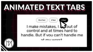 Read more about the article Animated Text Switcher Tabs –  Elementor and GSAP Tutorial
