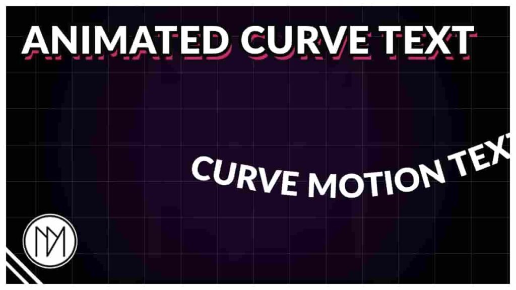 curved motion text thumbnail
