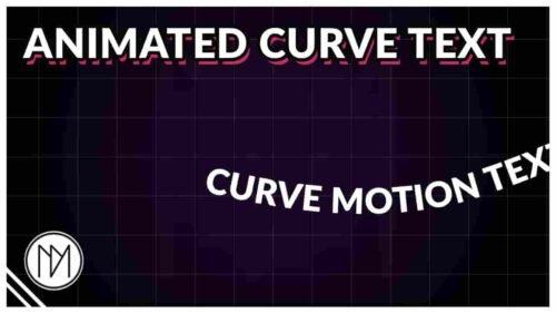 Motion Curve Text – Elementor Free Template